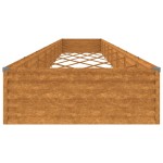 vidaXL Strat înălțat de grădină, 770x100x36 cm, oțel corten vidaXL Strat înălțat de grădină, 770x100x36 cm, oțel corten