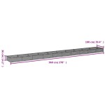 vidaXL Strat înălțat de grădină, 960x100x36 cm, oțel corten vidaXL Strat înălțat de grădină, 960x100x36 cm, oțel corten