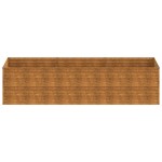 vidaXL Strat înălțat de grădină, 290x100x69 cm, oțel corten