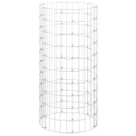 vidaXL Stâlp de gabion, Ø50x100 cm, oțel galvanizat, circular