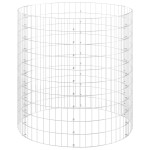 vidaXL Stâlp de gabion, Ø100x100 cm, oțel galvanizat, circular