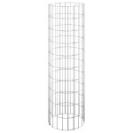vidaXL Strat înălțat gabion 3 buc. Ø30x100 cm oțel galvanizat circular