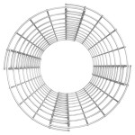 vidaXL Strat înălțat gabion 3 buc. Ø30x100 cm oțel galvanizat circular