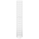 vidaXL Strat înălțat gabion 3 buc. Ø30x200 cm oțel galvanizat circular