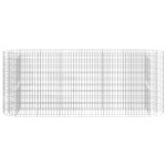 vidaXL Strat înălțat gabion, 260x50x100 cm, fier galvanizat