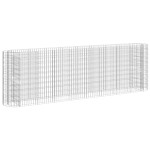 vidaXL Strat înălțat gabion, 330x50x100 cm, fier galvanizat