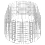vidaXL Strat înălțat gabion, 200x100x50 cm, fier galvanizat