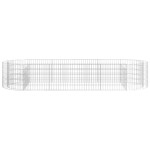 vidaXL Strat înălțat gabion, 300x100x50 cm, fier galvanizat