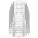 vidaXL Strat înălțat gabion, 400x100x100 cm, fier galvanizat