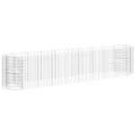 vidaXL Strat înălțat gabion, 500x100x100 cm, fier galvanizat