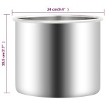 vidaXL Cameră de vid, 7,4 L, oțel inoxidabil vidaXL Cameră de vid, 7,4 L, oțel inoxidabil