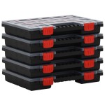 vidaXL Cutii de organizare, 5 buc., 34,5x25x5 cm, polipropilenă vidaXL Cutii de organizare, 5 buc., 34,5x25x5 cm, polipropilenă