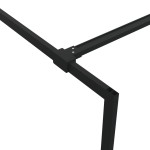 vidaXL Paravan de duș walk-in negru 80x195 cm sticlă ESG transparentă vidaXL Paravan de duș walk-in negru 80x195 cm sticlă ESG transparentă