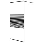 vidaXL Paravan de duș walk-in negru 100x195 cm sticlă ESG transparentă vidaXL Paravan de duș walk-in negru 100x195 cm sticlă ESG transparentă