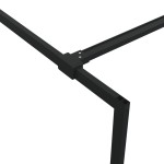 vidaXL Paravan de duș walk-in negru 100x195 cm sticlă ESG transparentă vidaXL Paravan de duș walk-in negru 100x195 cm sticlă ESG transparentă