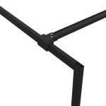 vidaXL Paravan de duș walk-in negru 115x195 cm sticlă ESG transparentă vidaXL Paravan de duș walk-in negru 115x195 cm sticlă ESG transparentă