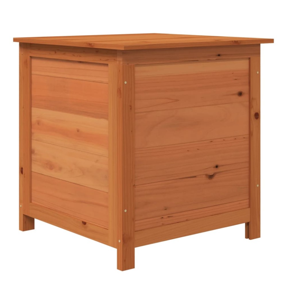 vidaXL Cutie de perne de exterior maro 50x50x56 cm lemn masiv brad