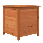 vidaXL Cutie de perne de exterior maro 50x50x56 cm lemn masiv brad vidaXL Cutie de perne de exterior maro 50x50x56 cm lemn masiv brad