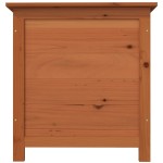 vidaXL Cutie de perne de exterior maro 50x50x56 cm lemn masiv brad vidaXL Cutie de perne de exterior maro 50x50x56 cm lemn masiv brad