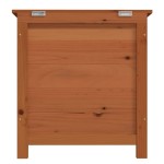 vidaXL Cutie de perne de exterior maro 50x50x56 cm lemn masiv brad vidaXL Cutie de perne de exterior maro 50x50x56 cm lemn masiv brad