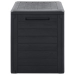 vidaXL Ladă depozitare de grădină antracit 58,5x46x55 cm polipropilenă vidaXL Ladă depozitare de grădină antracit 58,5x46x55 cm polipropilenă