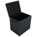 vidaXL Ladă depozitare de grădină antracit 58,5x46x55 cm polipropilenă vidaXL Ladă depozitare de grădină antracit 58,5x46x55 cm polipropilenă