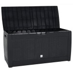 vidaXL Ladă depozitare de grădină antracit 119x48x60 cm polipropilenă vidaXL Ladă depozitare de grădină antracit 119x48x60 cm polipropilenă