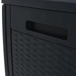 vidaXL Ladă depozitare de grădină antracit 119x48x60 cm polipropilenă vidaXL Ladă depozitare de grădină antracit 119x48x60 cm polipropilenă
