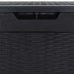 vidaXL Ladă depozitare de grădină antracit 119x48x60 cm polipropilenă vidaXL Ladă depozitare de grădină antracit 119x48x60 cm polipropilenă