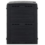 vidaXL Compostor de grădină, negru, 280 L, polipropilenă vidaXL Compostor de grădină, negru, 280 L, polipropilenă