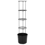 vidaXL Ghiveci cultivare roșii, antracit, Ø 29,5x115 cm, polipropilenă