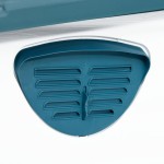 vidaXL Cușcă de câini, albastru, 90,5x68x66 cm, polipropilenă