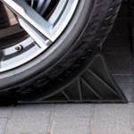 vidaXL Pană pentru roată, 2 buc., 25x10x11,5 cm, plastic vidaXL Pană pentru roată, 2 buc., 25x10x11,5 cm, plastic