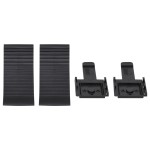 vidaXL Pană pentru roată, 2 buc., 25x10x11,5 cm, plastic vidaXL Pană pentru roată, 2 buc., 25x10x11,5 cm, plastic