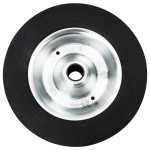 vidaXL Roată pentru jockey, Ø20x5 cm, cauciuc masiv și oțel vidaXL Roată pentru jockey, Ø20x5 cm, cauciuc masiv și oțel
