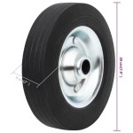 vidaXL Roată pentru jockey, Ø20x5 cm, cauciuc masiv și oțel vidaXL Roată pentru jockey, Ø20x5 cm, cauciuc masiv și oțel