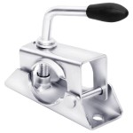 vidaXL Clemă de roată de manevră 13,5x6,5x14 cm oțel galvanizat vidaXL Clemă de roată de manevră 13,5x6,5x14 cm oțel galvanizat