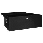 vidaXL Cutie de depozitare, negru, 100x55x37 cm, aluminiu vidaXL Cutie de depozitare, negru, 100x55x37 cm, aluminiu