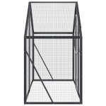 vidaXL Volieră de păsări, antracit, 179x100x185 cm, aluminiu