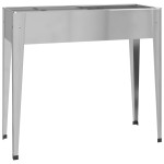 vidaXL Jardinieră de grădină, 100,5x40,5x90 cm, oțel galvanizat vidaXL Jardinieră de grădină, 100,5x40,5x90 cm, oțel galvanizat