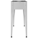 vidaXL Jardinieră de grădină, 100,5x40,5x90 cm, oțel galvanizat vidaXL Jardinieră de grădină, 100,5x40,5x90 cm, oțel galvanizat