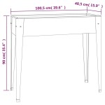 vidaXL Jardinieră de grădină, 100,5x40,5x90 cm, oțel galvanizat vidaXL Jardinieră de grădină, 100,5x40,5x90 cm, oțel galvanizat