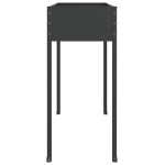 vidaXL Jardinieră de grădină antracit 100,5x40,5x90 cm oțel galvanizat