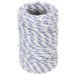 vidaXL Frânghie de barcă, alb, 2 mm, 25 m, polipropilenă vidaXL Frânghie de barcă, alb, 2 mm, 25 m, polipropilenă