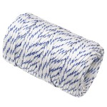 vidaXL Frânghie de barcă, alb, 2 mm, 50 m, polipropilenă vidaXL Frânghie de barcă, alb, 2 mm, 50 m, polipropilenă