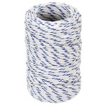 vidaXL Frânghie de barcă, alb, 2 mm, 500 m, polipropilenă vidaXL Frânghie de barcă, alb, 2 mm, 500 m, polipropilenă
