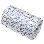 vidaXL Frânghie de barcă, alb, 2 mm, 500 m, polipropilenă vidaXL Frânghie de barcă, alb, 2 mm, 500 m, polipropilenă