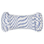 vidaXL Frânghie de barcă, alb, 3 mm, 500 m, polipropilenă vidaXL Frânghie de barcă, alb, 3 mm, 500 m, polipropilenă