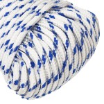 vidaXL Frânghie de barcă, alb, 3 mm, 500 m, polipropilenă vidaXL Frânghie de barcă, alb, 3 mm, 500 m, polipropilenă