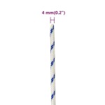 vidaXL Frânghie de barcă, alb, 4 mm, 50 m, polipropilenă vidaXL Frânghie de barcă, alb, 4 mm, 50 m, polipropilenă